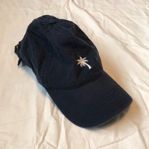 Navy Blue Palm Tree Baseball Hat